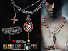 **RE** Morbid Necklace & Bracelets - Fit Mesh - Unisex - PBR
