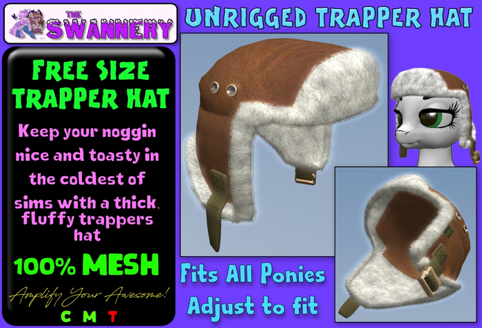 Pony Free Size - Trapper Hat