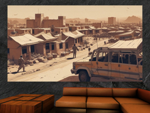 Desert Outpost Wall Canvas – Streets of Survival Artwork [50]
