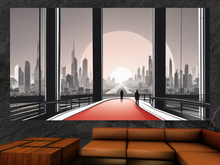 City of Tomorrow Wall Canvas – Path to the Future Artwork [53]