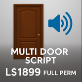 Multi Door Script – Interactive Sound & Motion System (Full Perm)