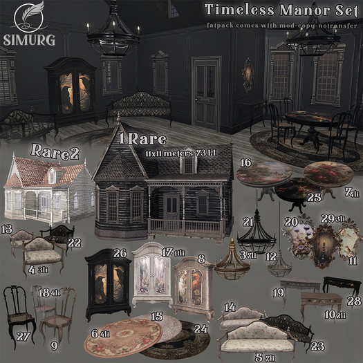 25. Simurg - Timeless Manor Set - Table A