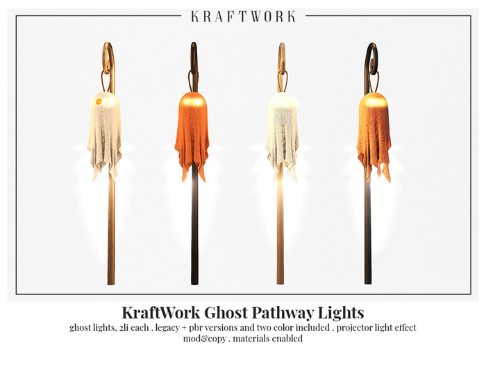 KraftWork Ghost Pathway Lights (Add Me)