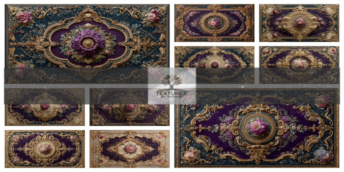 TB - ROYAL BAROQUE  RUG PURPLE