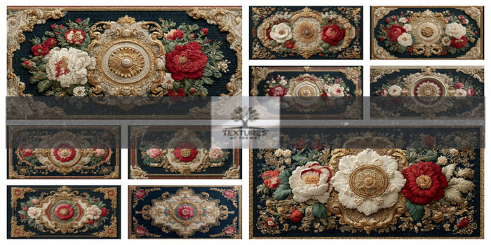 TB -ROYAL BAROQUE RUG NAVY