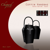 *Chopard Couture* Coffin Handbag - Gothic Edt. Black (HUD)