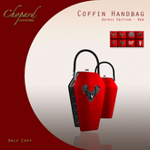 *Chopard Couture* Coffin Handbag - Gothic Edt. Red (HUD)
