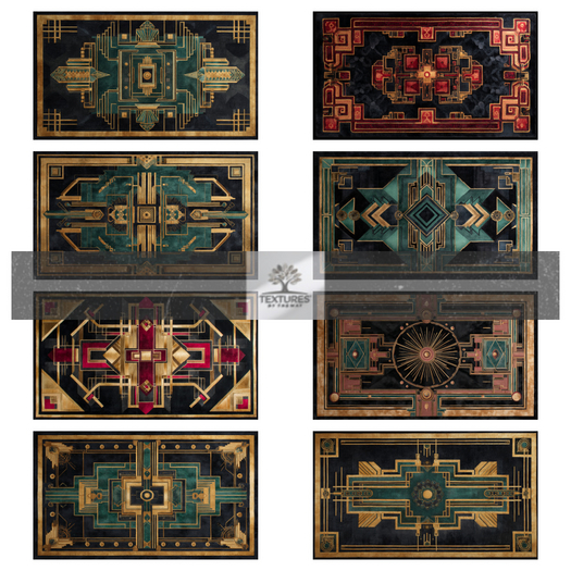 TB - RUG ART DECO MULTI