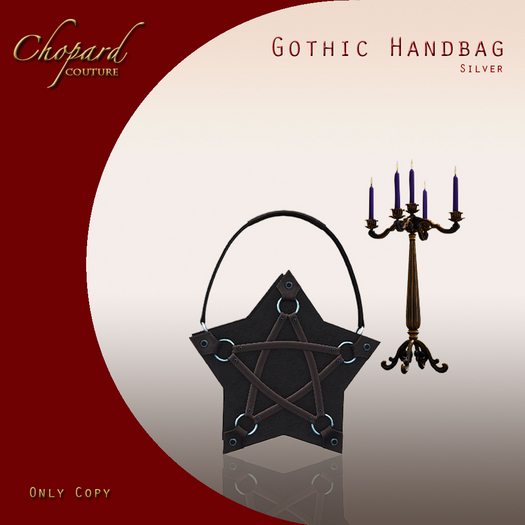 *Chopard Couture* Gothic Handbag (Silver)