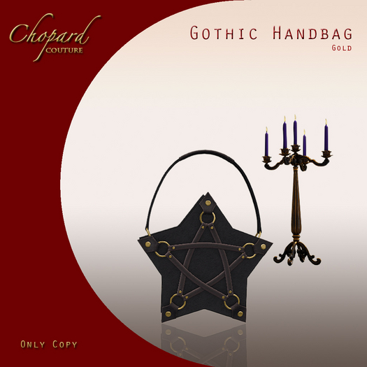 *Chopard Couture* Gothic Handbag (Gold)