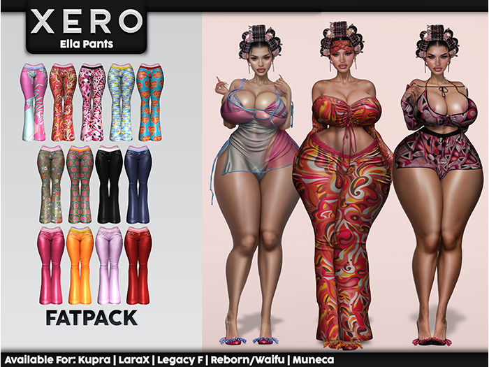[XERO] Ella Pants (Fatpack)
