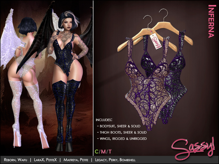 ~Sassy!~ Inferna set - purple