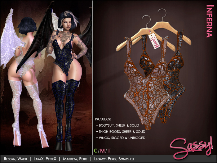 ~Sassy!~ Inferna set - orange