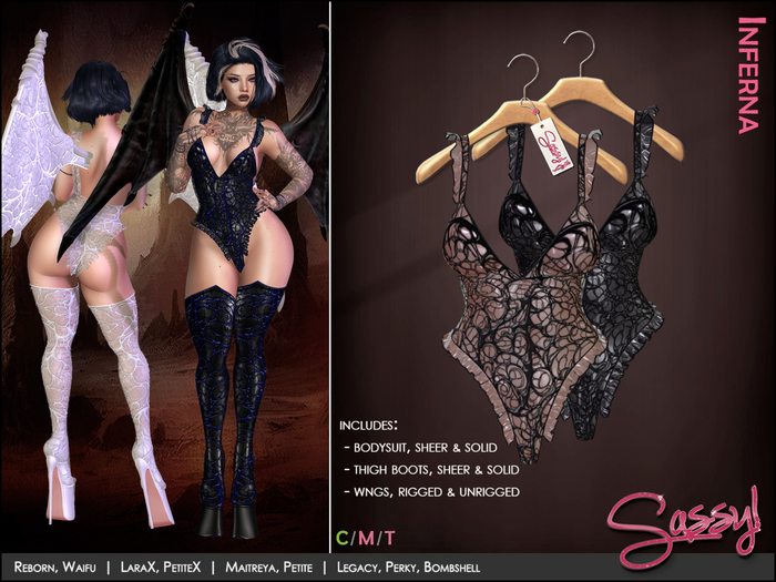 ~Sassy!~ Inferna set - black