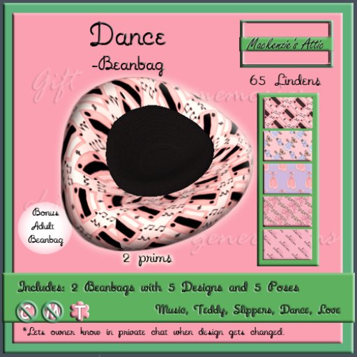 [M.A.] Dance -Beanbag Set  [Boxed]