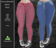 Snappy - Houndstooth Jeans