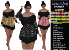 Crazy Snowfall Sweater