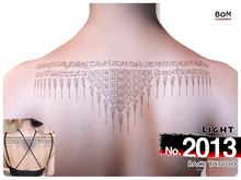 (Back Tattoo) No.2013 Light