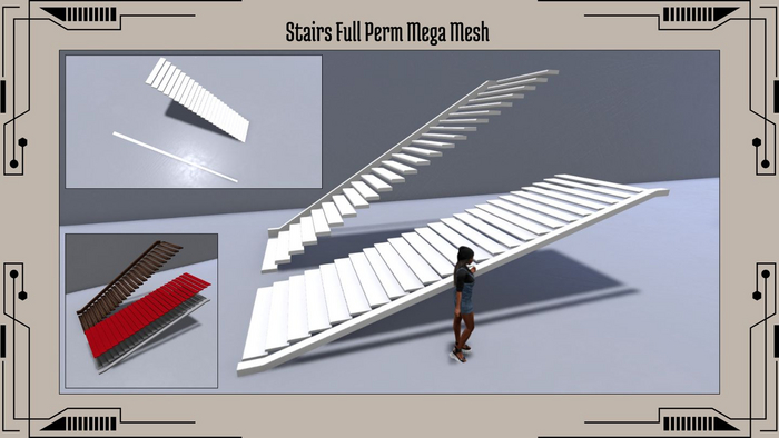 Stairs Mega Mesh Full Perm