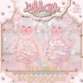 {Ribbons} Tarot Romper - Periwinkle {Box}