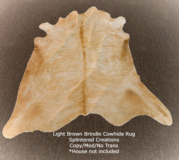 SC: Light Brown Brindle Cowhide
