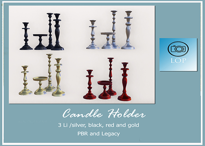 CANDLE HOLDER  LOP(ADD)