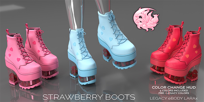 -Vixen- Strawberry Boots 