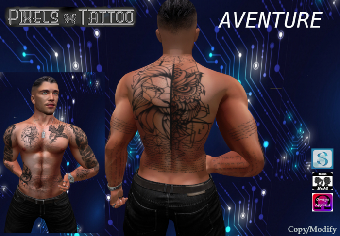PIXELS CREATION - AVENTURE TATTOO