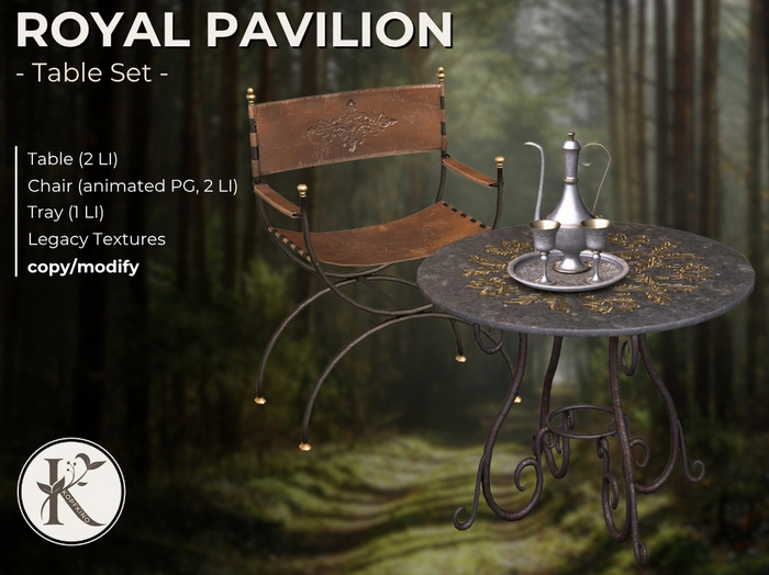 KOPFKINO - Royal Pavilion - Table Set