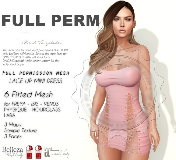 Lace Up Mini Dress v2