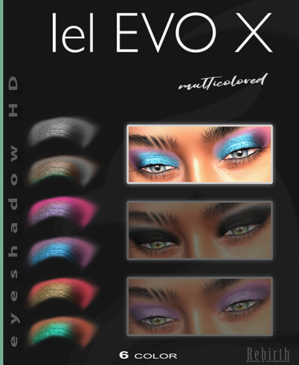 [//REBIRTH/]-eyeshadow  multicolored