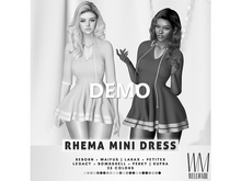 [WellMade] Rhema Mini Dress DEMO