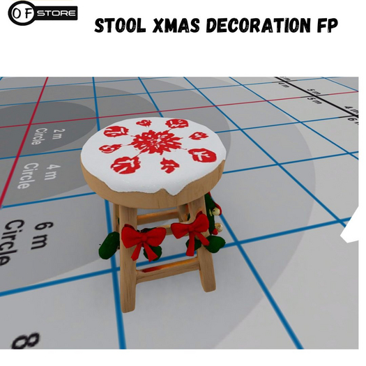 !OF! stool xmas decoration FP