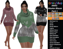 Crazy XMAS Woolen Blouse Pack 1