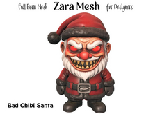 ZM PBR Christmas Bad Chibi Santa FULL PERM MESH
