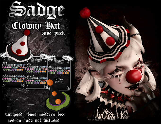 Sadge Clowny Hat BASEPACK