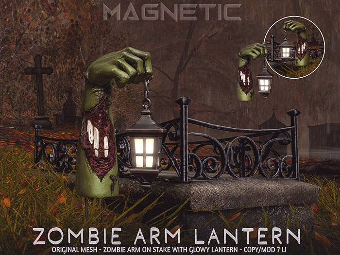 Magnetic - Zombie Arm Lantern