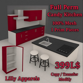 Full Perm Candy Kitchen Set