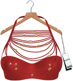 KLEIN''Carly''Top-Red