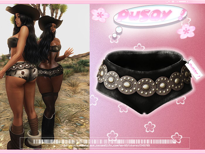 PUSAY "DASANI" SHORTS - Black