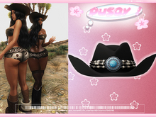 PUSAY "DASANI" COWBOY HAT - Black