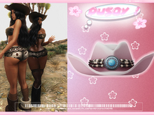 PUSAY "DASANI" COWBOY HAT - Pink