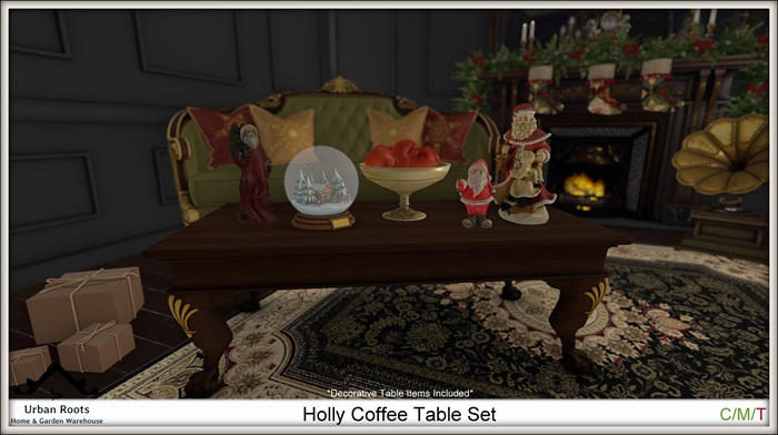 UR Holly Coffee Table & Decor
