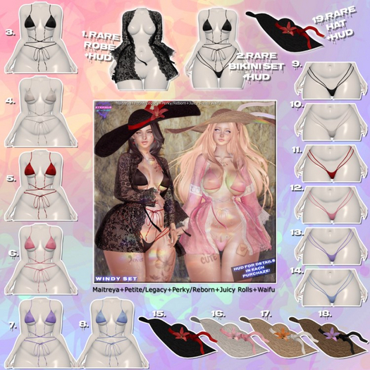 [Eternus] Windy SET RARES (Maiteya/Petite)