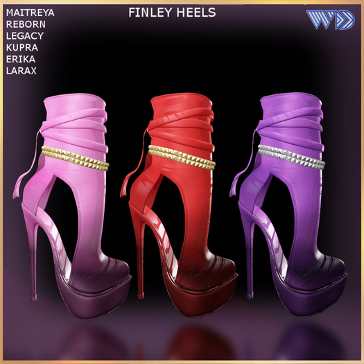 WAD DESIGNS FINLEY HEELS
