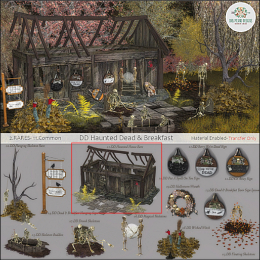 01.DD Haunted House Boxed RARE