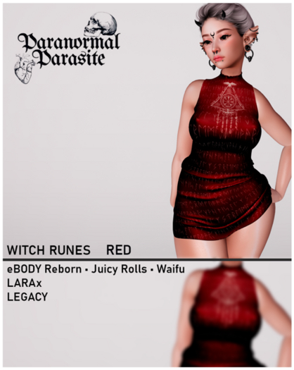 {Pa.Pa} Witch Runes - Red