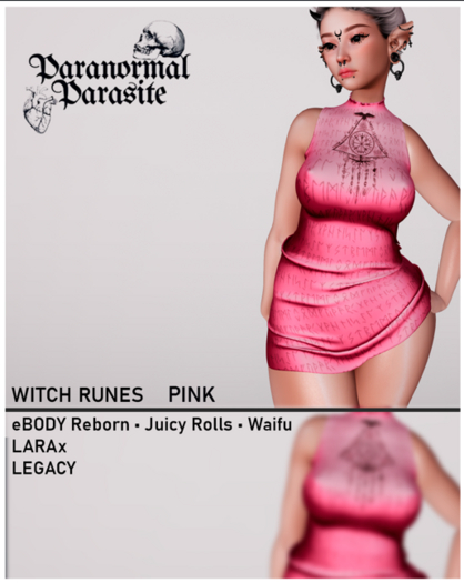 {Pa.Pa} Witch Runes - Pink