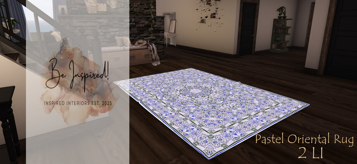 Inspired Interiors ~ Pastel Oriental Rug