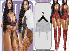 BODIED: Fiona Skirt - White